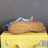 Gucci sneakers detailed view showing premium designer craftsmanship