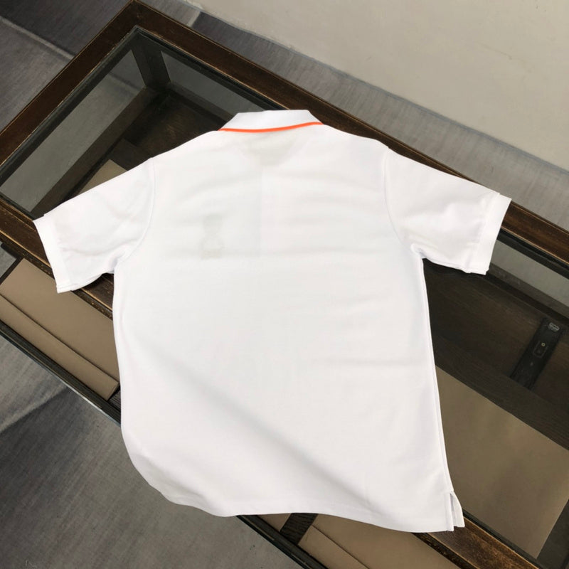 Close-up detail shot of Louis Vuitton cotton t-shirt with contemporary cut