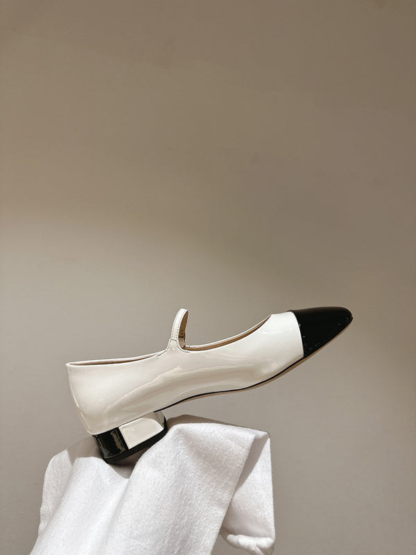 Close-up of Miu Miu shoes craftsmanship