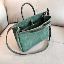 New Premium Leather Top Handle Satchel - Elegant Women's Designer Bag - NM5788