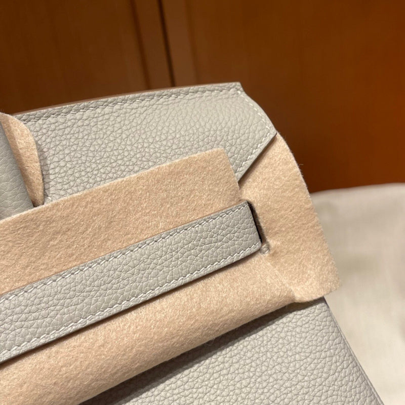 Close-up detail of curated bag design