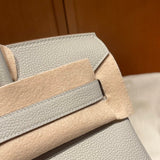 Close-up detail of curated bag design