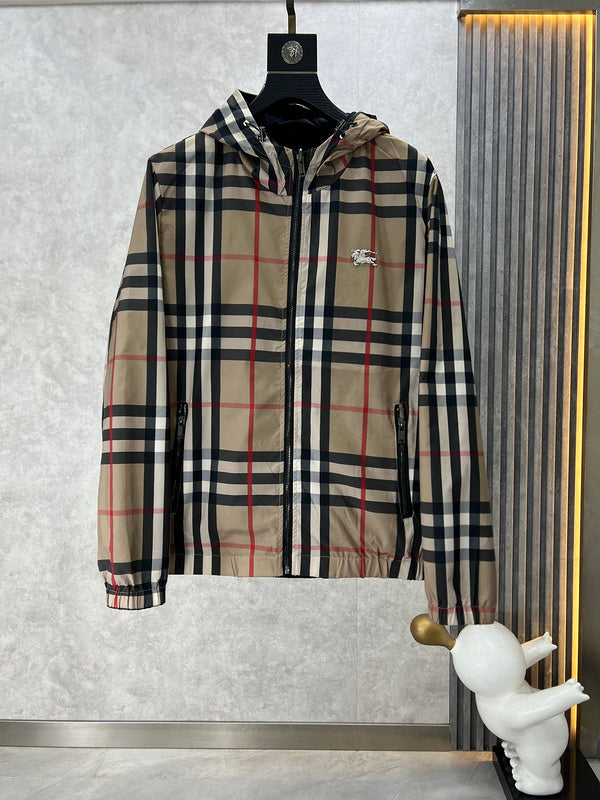 Burberry clothing close-up — premium authentic designer style