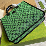 Back view of statement elevated women's handbag – women's premium purse