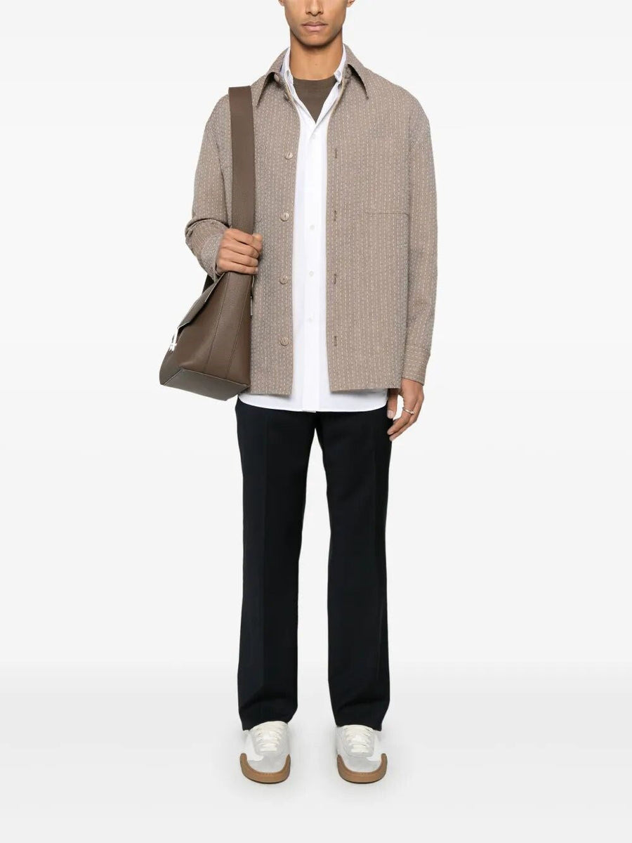 Fendi premium pants detail and craftsmanship close-up