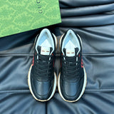 Gucci all-black luxury sneakers view 10 low-top design