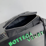 Contemporary Vegan Leather Handbag - Modern Structured Build | Women's Everyday Carry Handbag #1601 - side angle view (image 2) of designer-inspired handbag
