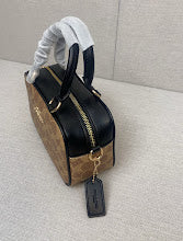 New Premium Leather Top Handle Satchel - Elegant Women's Designer Bag - NM6534