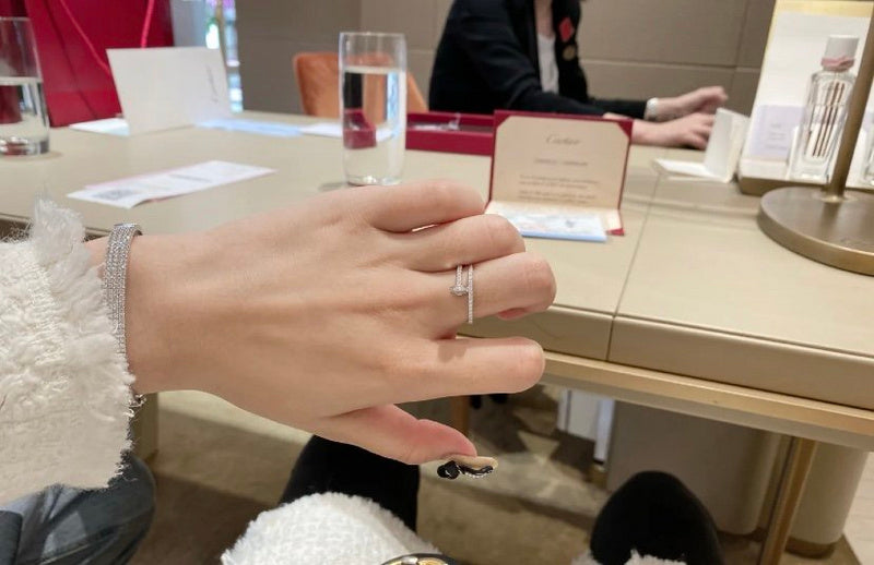 Lifestyle view of Cartier unisex jewelry piece