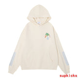 Back view of Rhude luxury clothing with signature branding