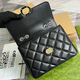 Handle and strap detail of statement refined women's handbag – women's statement bag