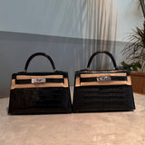 Timeless bag shown from front angle