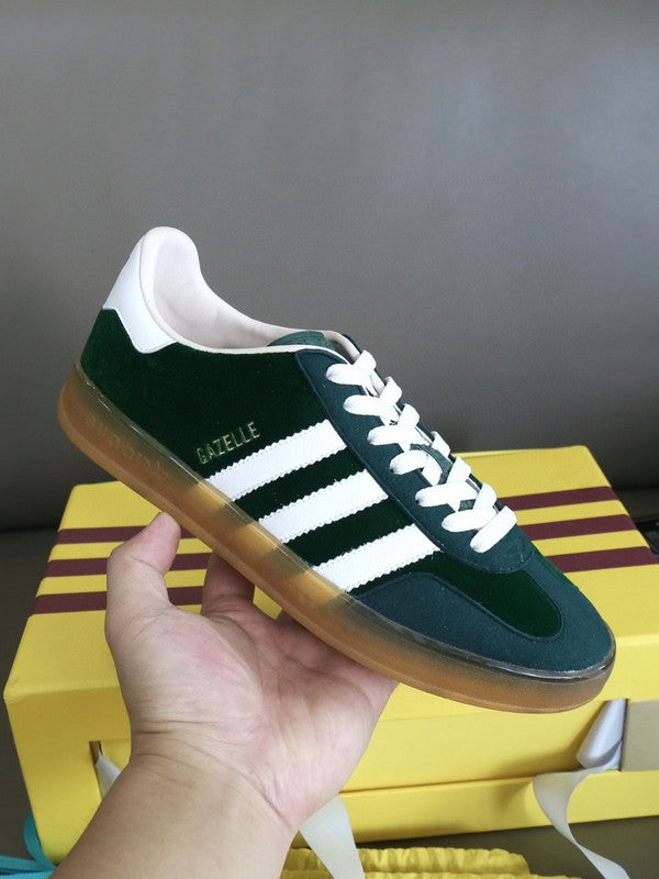 Gucci muted earth tones luxury sneakers view 7 heritage-inspired look