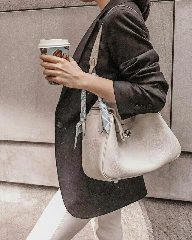 Tailored handbag styled for everyday wear