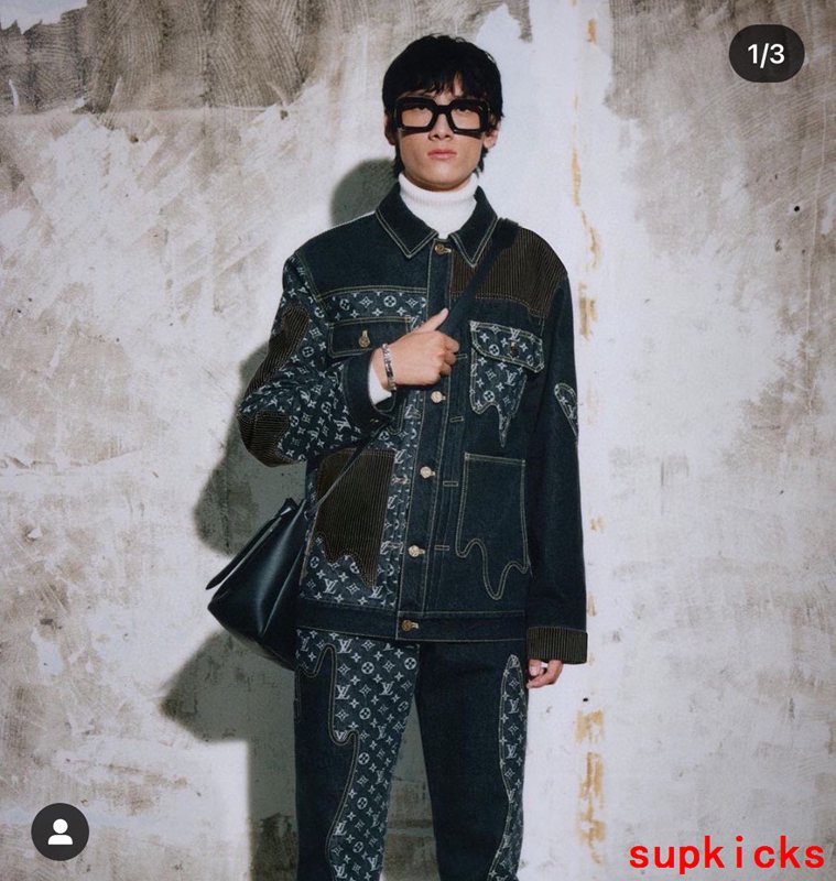 Angled view of Louis Vuitton unisex sunglasses