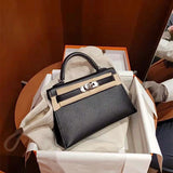  handbag close-up of hardware and finish