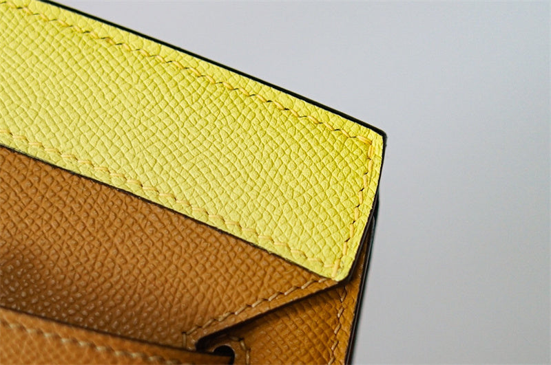 Side view of smart structured handbag