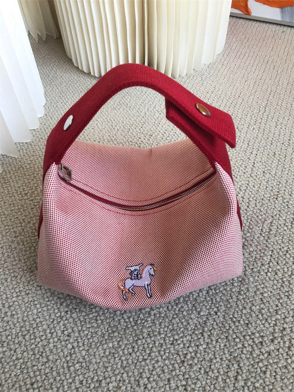  effortless top-handle bag styled with outfit 12