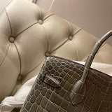 Close-up detail of curated bag design