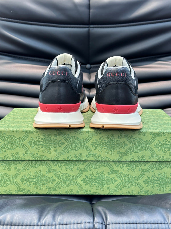 Gucci sneakers detailed view showing premium designer craftsmanship