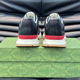 Gucci sneakers detailed view showing premium designer craftsmanship
