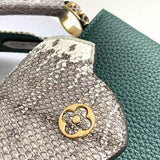 Top view of structured everyday-luxe women's handbag – women's statement bag