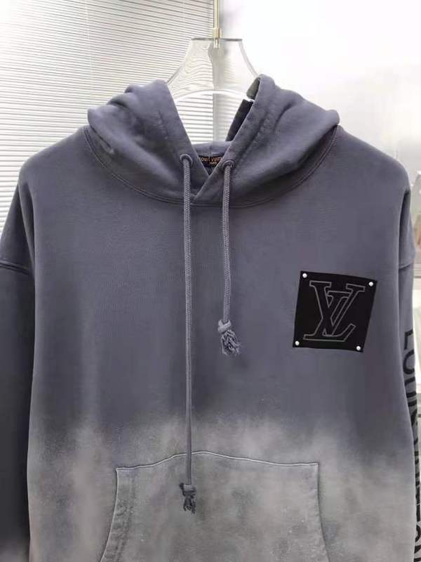 Side profile of Louis Vuitton luxury clothing with relaxed-fit cut