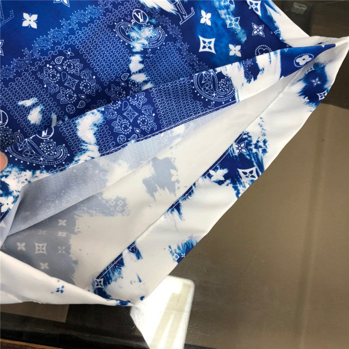 Side profile of Louis Vuitton cotton t-shirt with streetwear-inspired cut