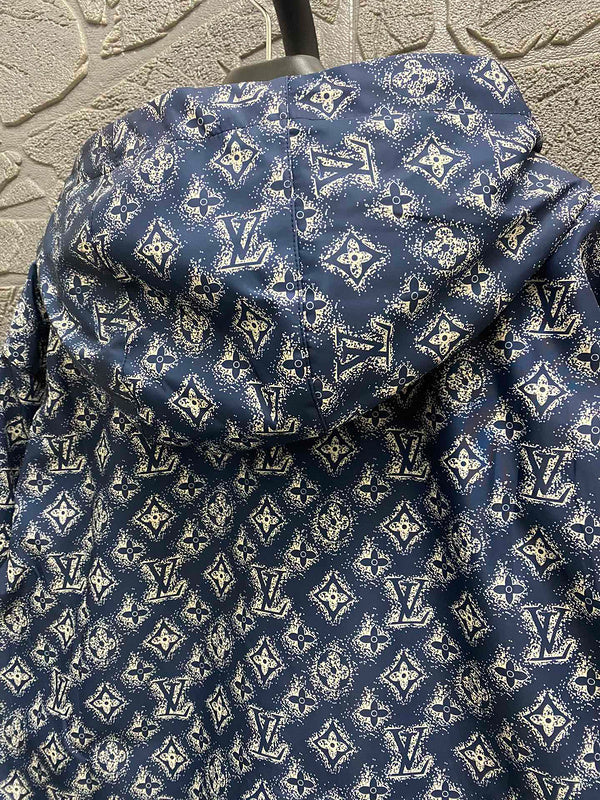 Front view of Louis Vuitton luxury clothing with everyday silhouette