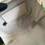 Handle and strap detail of sleek structured women's handbag – women's luxury handbag
