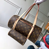 Front view of refined premium women's handbag – women's luxury accessory