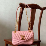 Interior view of signature chic women's handbag – women's designer-style accessory
