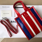 Bold Faux Leather Handbag - Polished Finish | Women's Luxury Handbag #934 - front view (image 1) of designer-inspired handbag