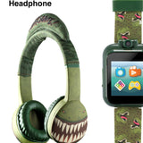 Side view of PlayZoom unisex green watch