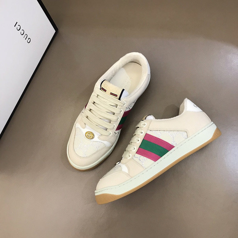 Gucci bold contrast luxury sneakers view 9 minimalist modern build