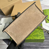 Back view of chic polished women's handbag – women's designer-style accessory