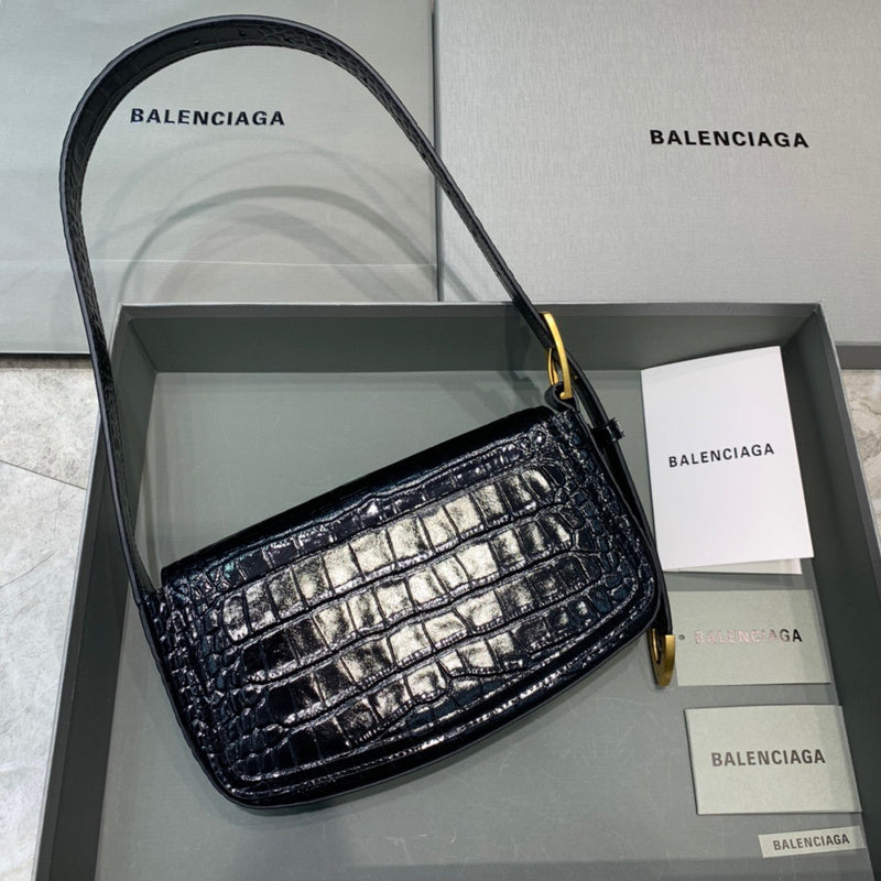 Chic Faux Leather Handbag - Premium Craftsmanship Detailing | Women's Statement Accessory #391 - close-up detail shot (image 3) of designer-inspired handbag