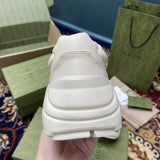 Gucci sneakers detailed view showing premium designer craftsmanship