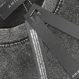 Amiri luxury t-shirt detail shot
