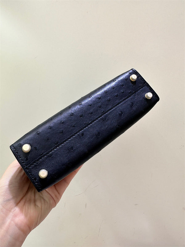  elegant satchel detail view showing craftsmanship 8