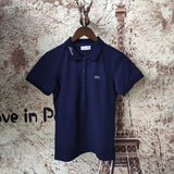 Full styled look of Lacoste luxury clothing with signature branding