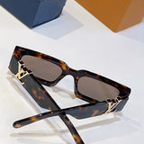 Side view of Louis Vuitton unisex sunglasses