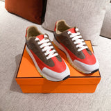 Hermès White High-Top Sneakers - Lifestyle Styling Shot