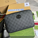 Front view of structured classic women's handbag – women's designer-style accessory