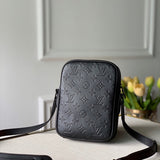 Close-up detail of structured signature women's handbag – women's premium purse