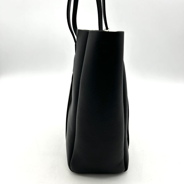 Balenciaga Veau Baltimore Double Sided Small Everyday Tote Gris Fossile Black | Premium Leather Tote