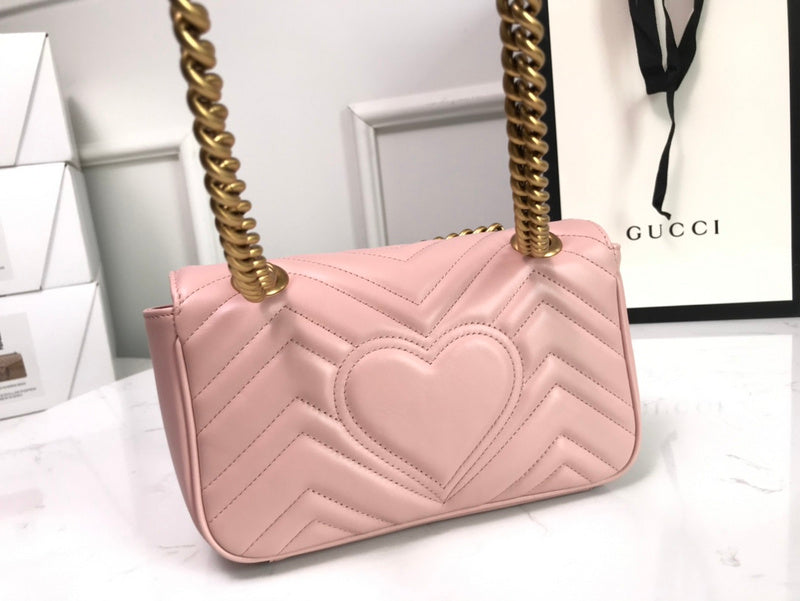 Back view of classic refined women's handbag – women's statement bag