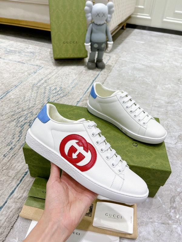 Gucci muted earth tones luxury sneakers view 5 everyday casual design