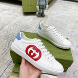 Gucci muted earth tones luxury sneakers view 5 everyday casual design