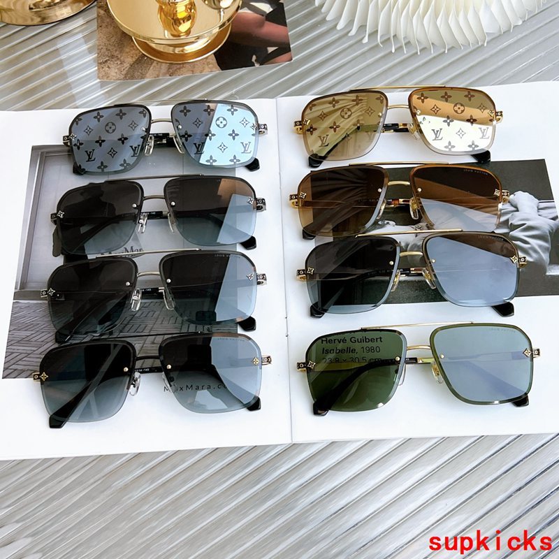 Lifestyle view of Louis Vuitton unisex sunglasses
